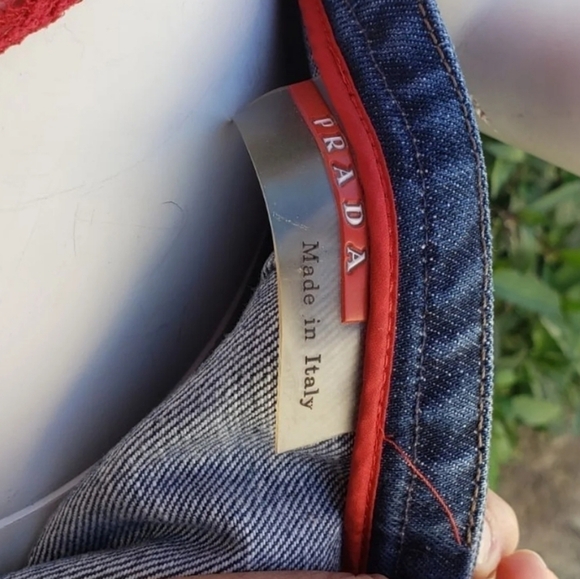 PRADA PENCIL‎ JEAN SKIRT - Picture 3 of 5